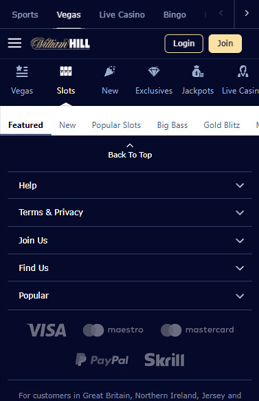 William Hill sport