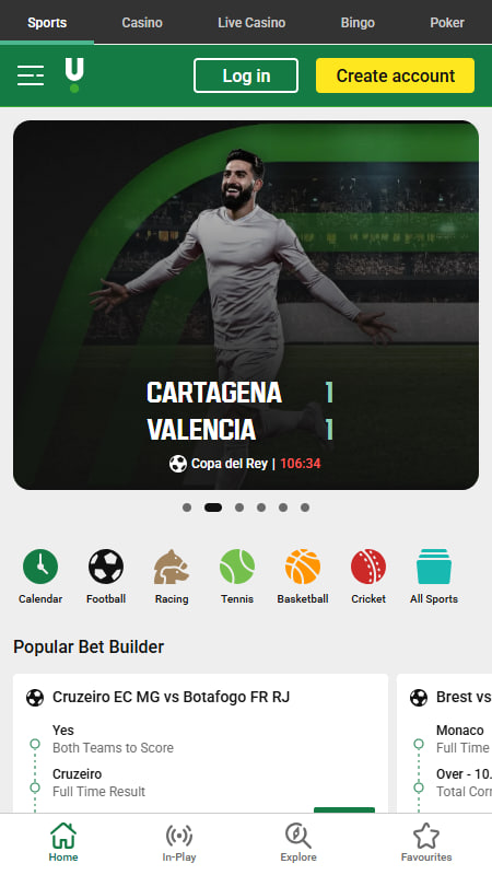Sports Betting at Unibet