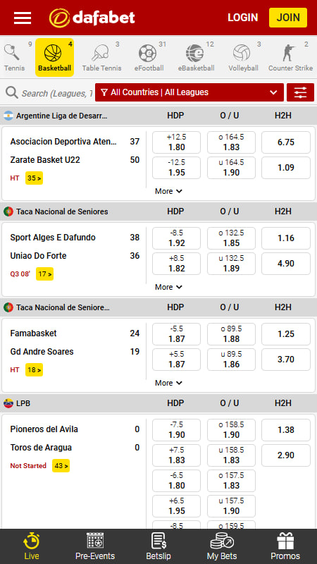 Dafabet Sports Betting 
