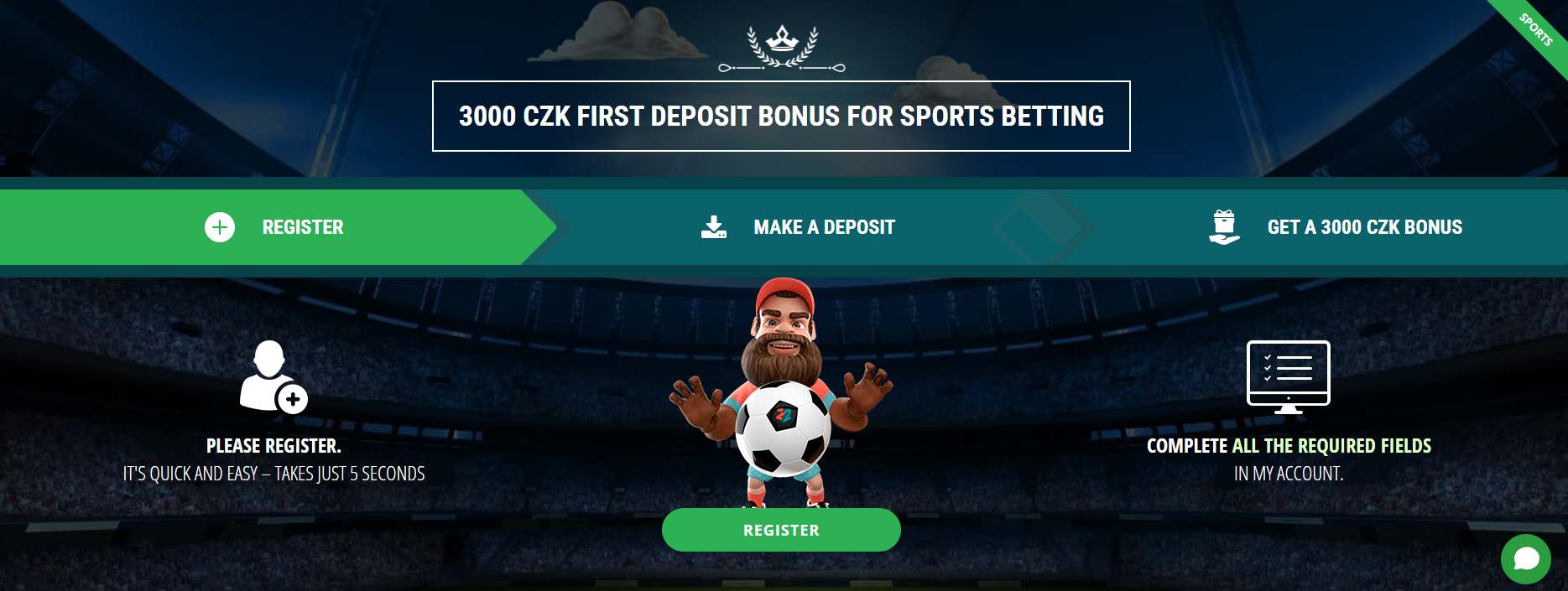 22bet Czechia Welcome bonus