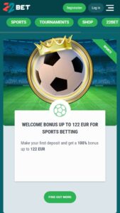 Bonus and promotions at 22Bet