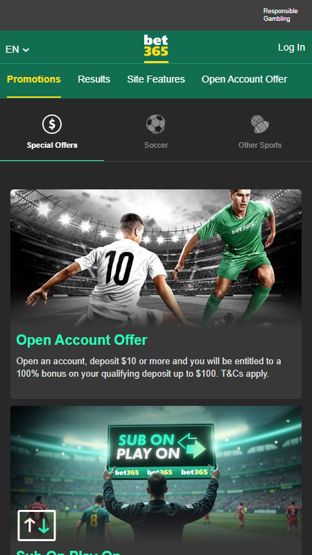Bonuses and Promotions at Bet365 