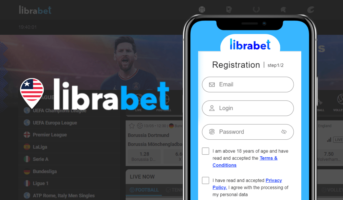 Librabet Liberia registration