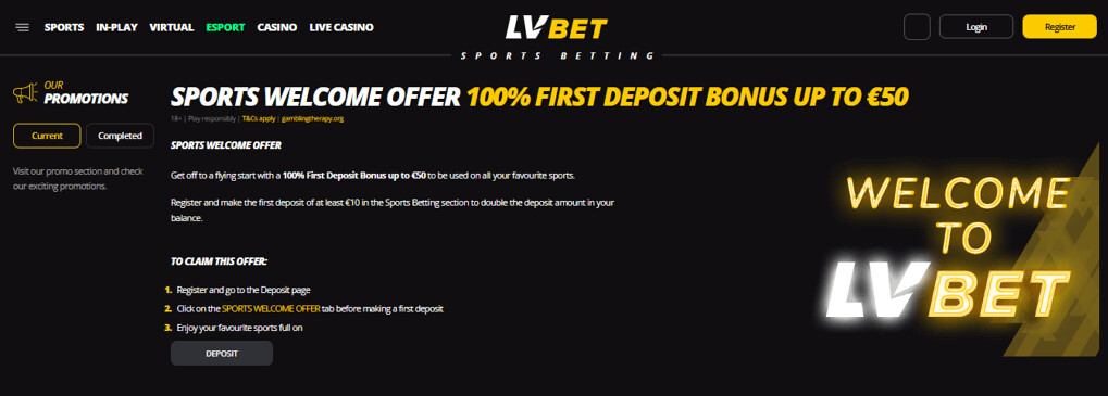 LVBet Canada Bonuses and Promotions