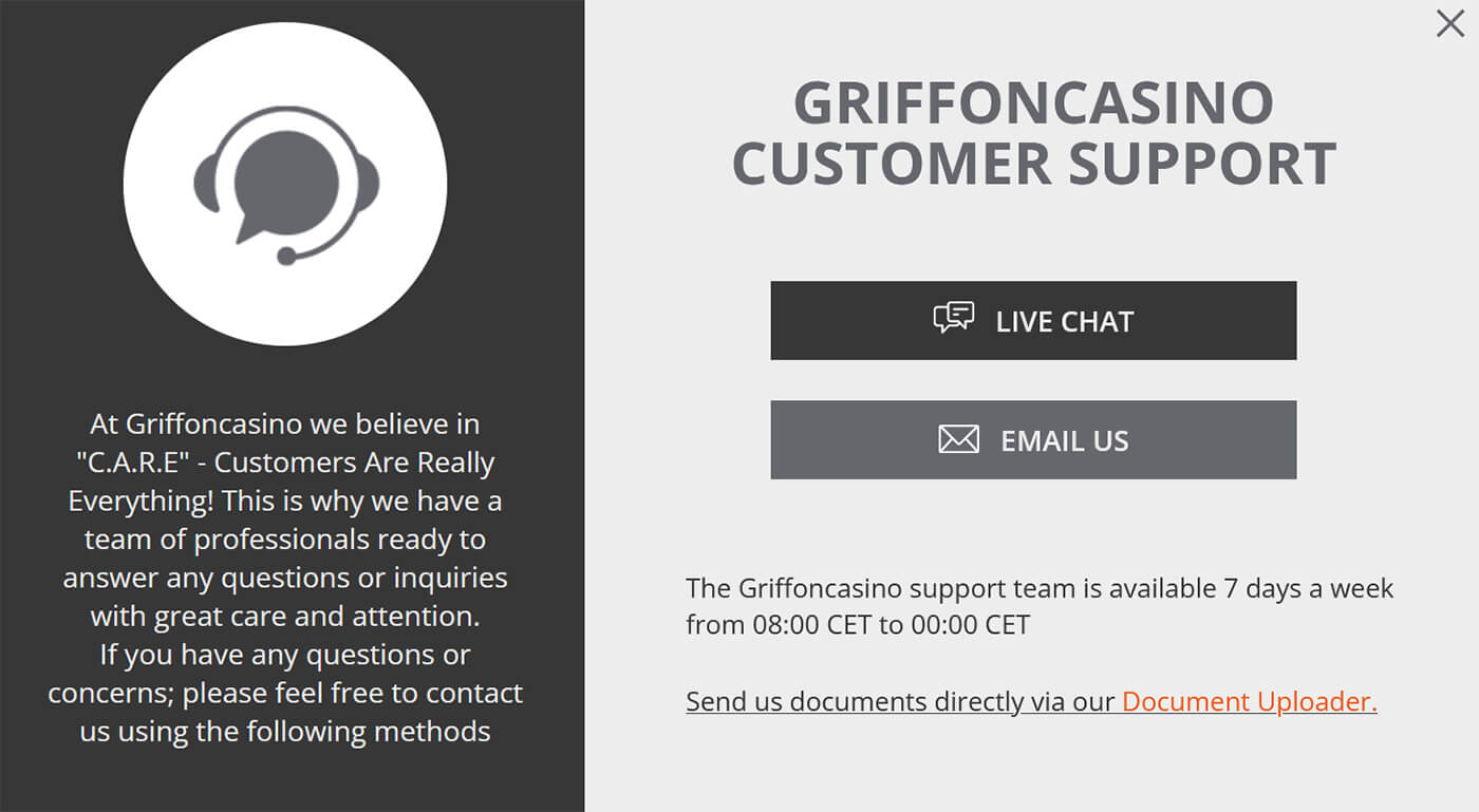 griffon customer support