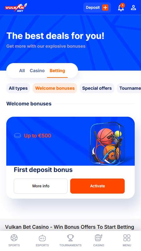 Bonuses and Promotions at Vulkanbet 