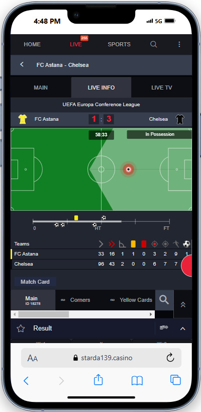 Starda In-Play Mobile