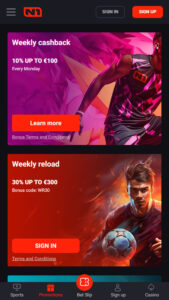 N1bet promotions