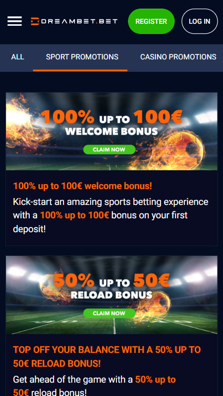 Bonuses and Promotions at Dream.bet