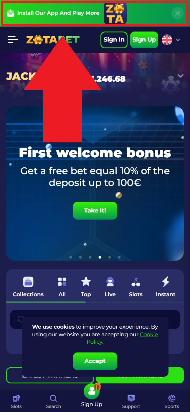 mob app zotabet allbets