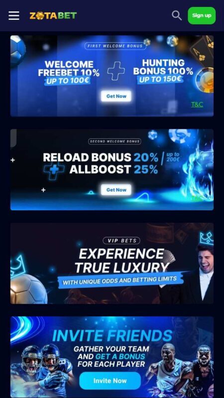 mob bonuses zotabet allbets