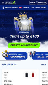 Sportaza Registration