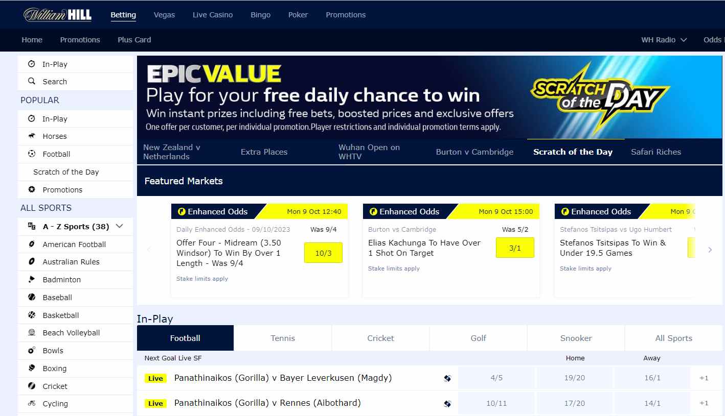 William Hill Bookmaker