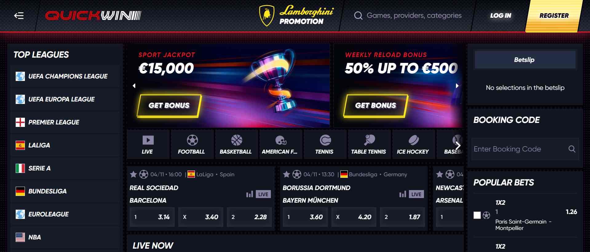 QuickWin sports betting