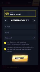 How to create an account in Quickwin