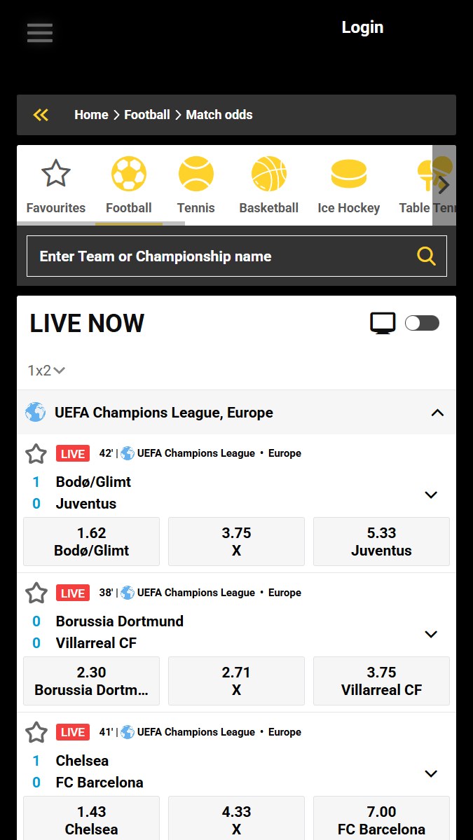 ZetCasino live betting