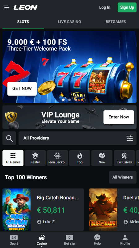 Leon Casino Section