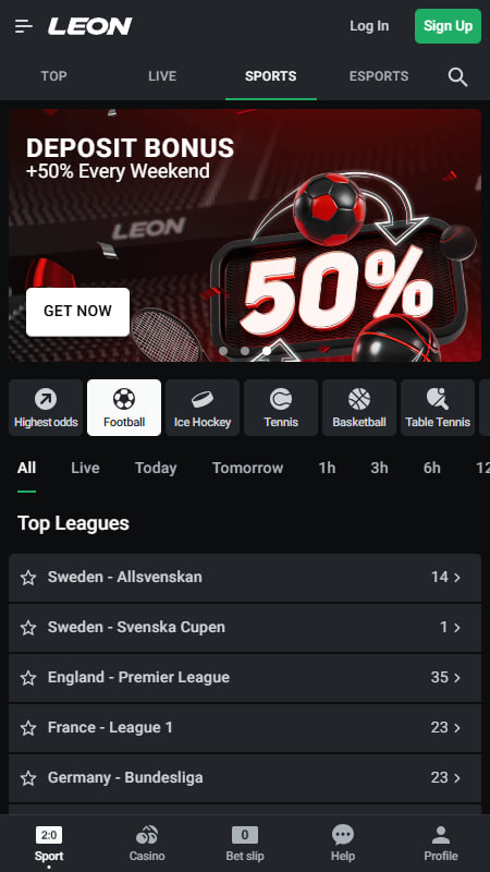 Leon Sports betting