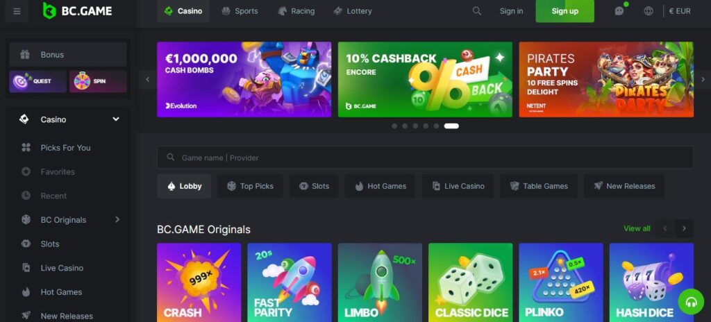 BC.Game Casino Lithuania, allbets.tv