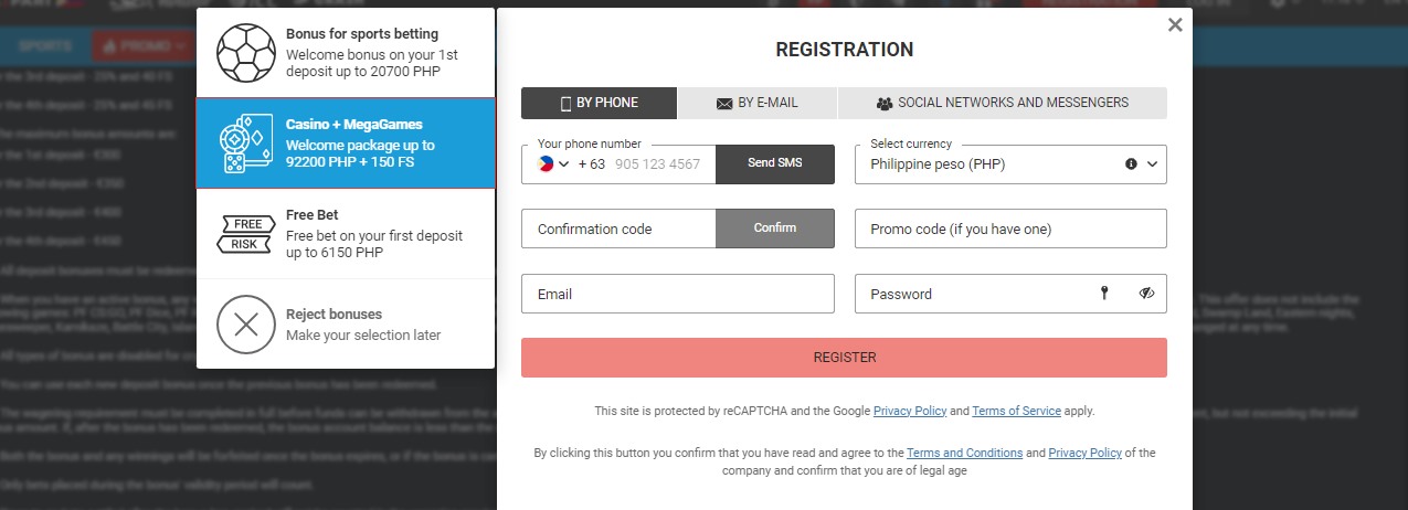 Megapari Casino Registration Philippines, allbets.tv