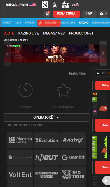 megapari casino al mob
