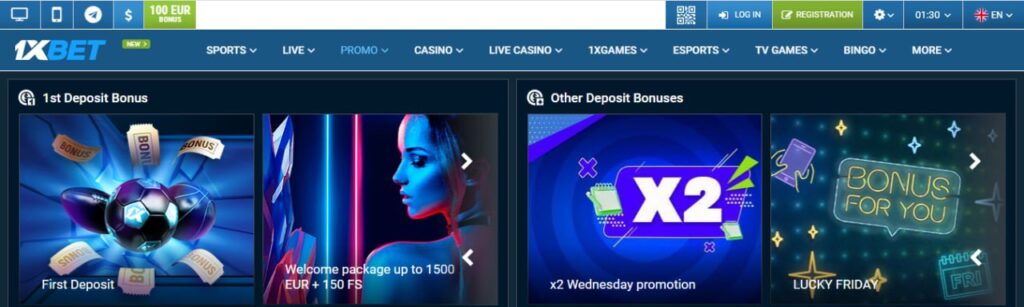 1xbet in Portugal