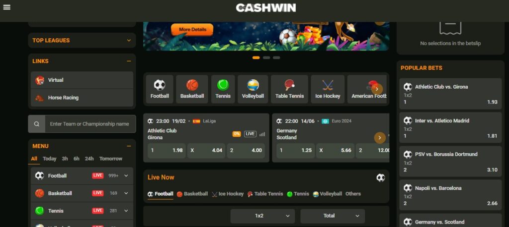 CashWin Sport Betting Hungary, allbets.tv