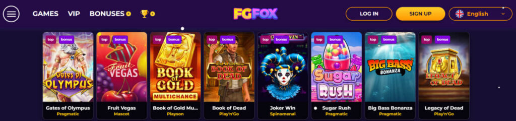 FgFox Casino game