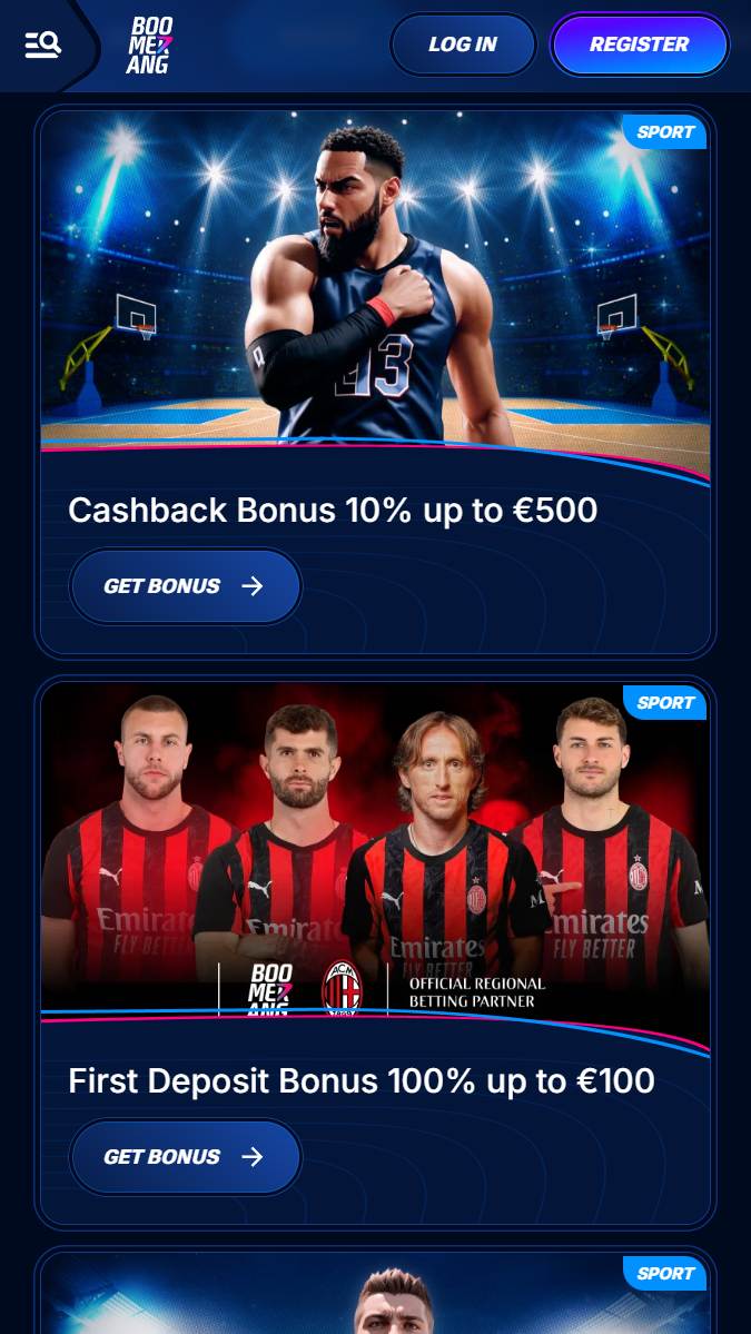 BoomerangBet Betting Offers