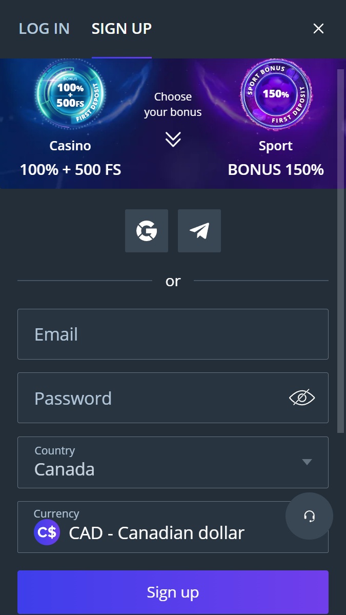 How to create an account at Jet Casino