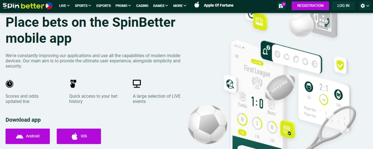 SpinBetter Mobile App