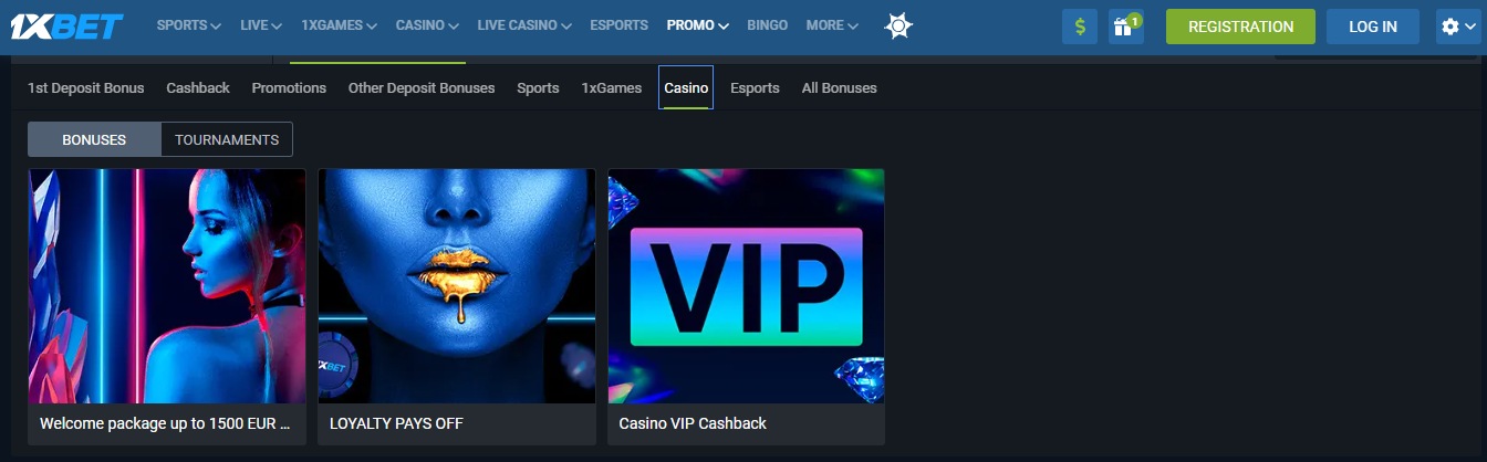 1xBet Casino Bonuses Lithuania, allbets.tv