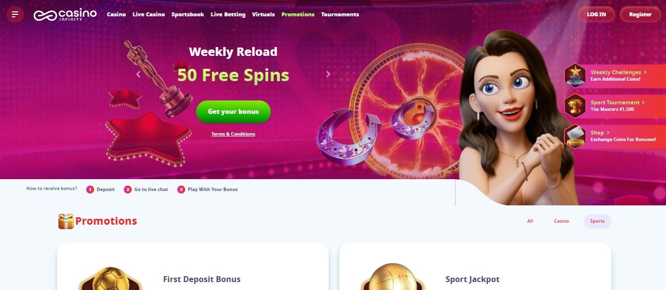 Casino Infinity Sport Betting UK, allbets.tv