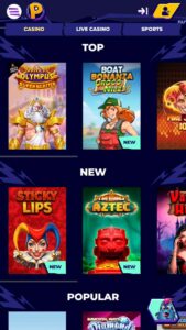 MrPacho casino games available