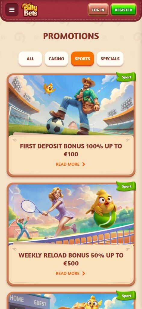 mob bonuses billybets allbets