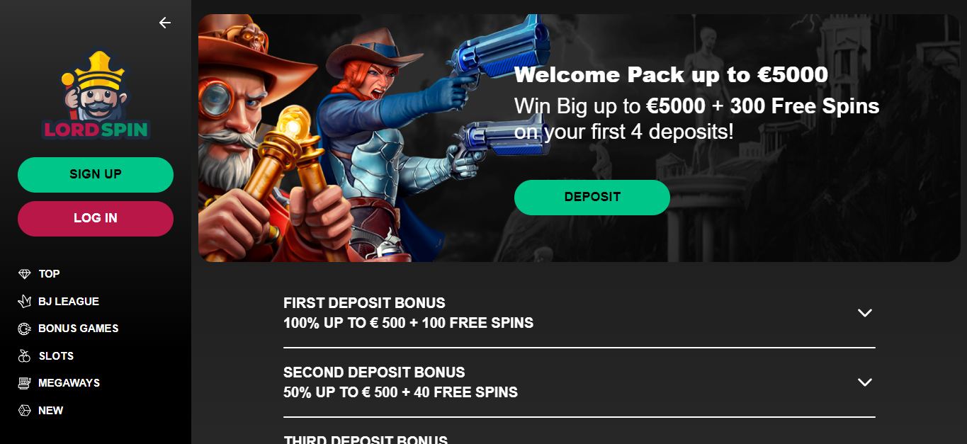 Lordspin Welcome Bonus, allbets.tv