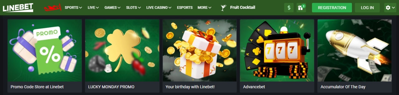 Bonuses and Promotions at Linebet