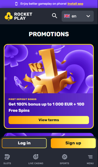 rocketplay bonuses
