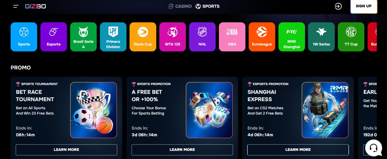 Gizbo Sports Betting