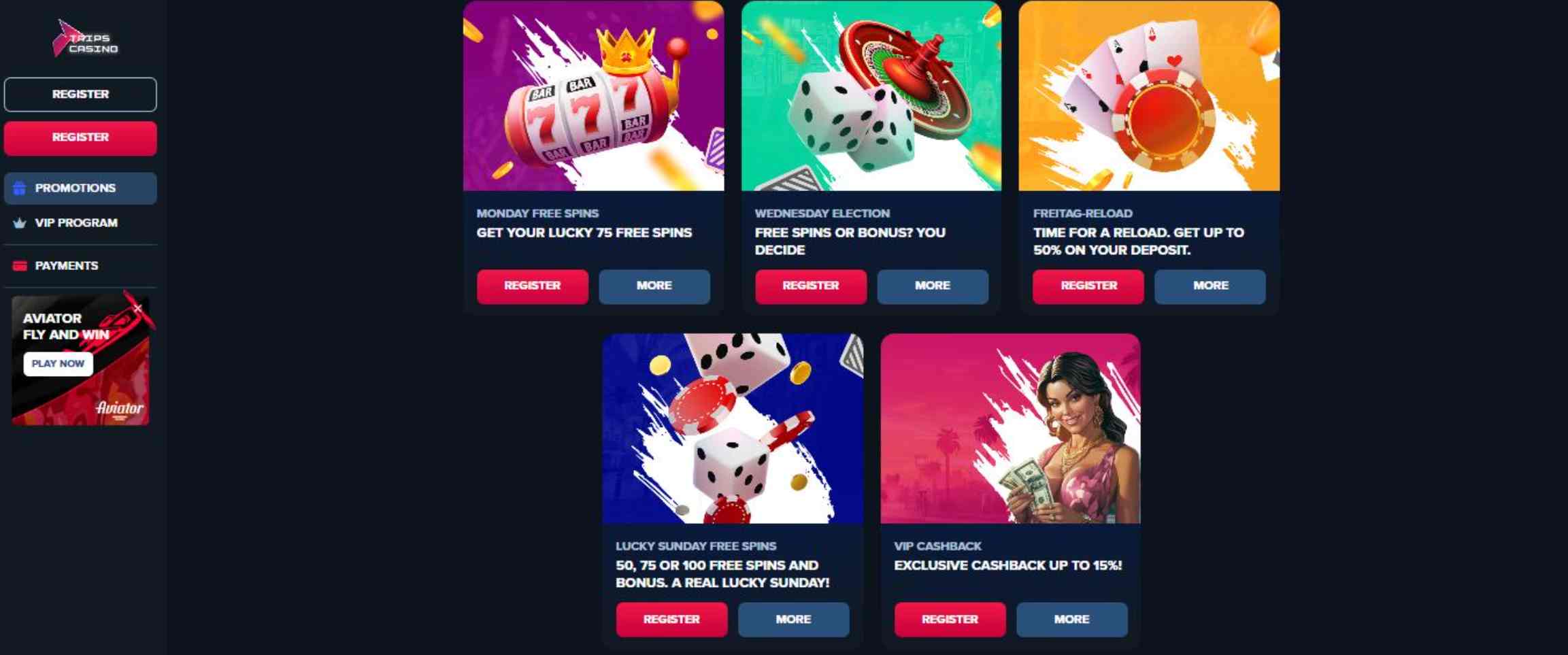 trip offers and promotions allbets