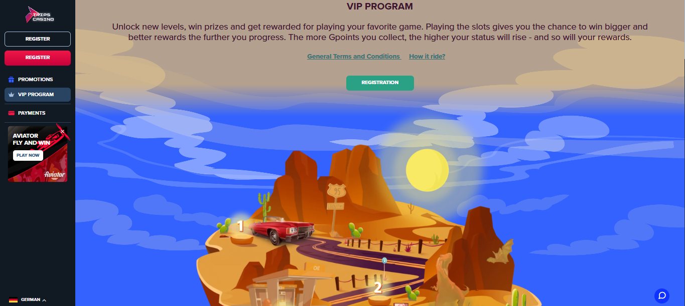 Trips Casino Germany Vip program. allbets.tv