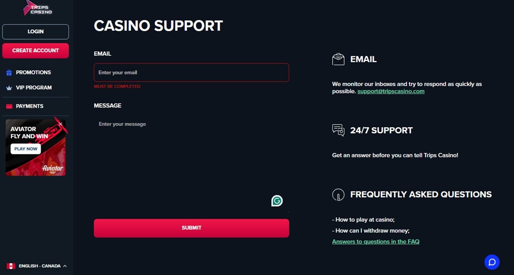 trips support
