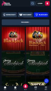 TripsCasino live games