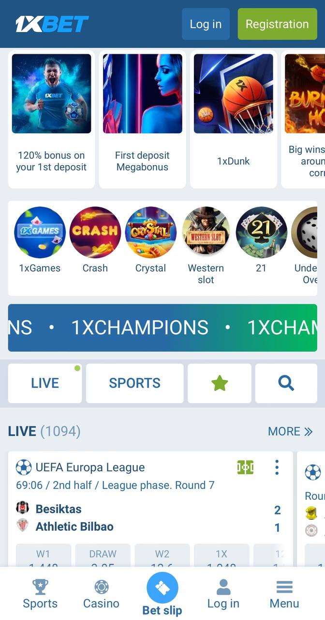 1xbet Bookmakers Mobile