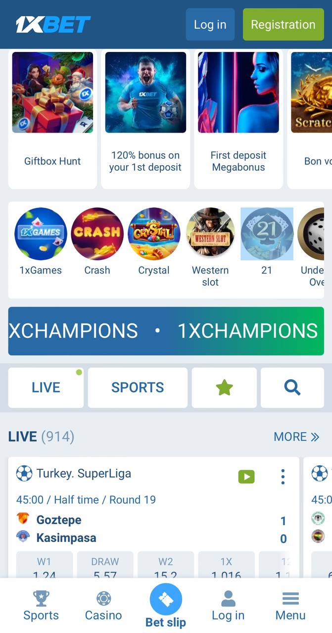 1xBet Casino Mobile