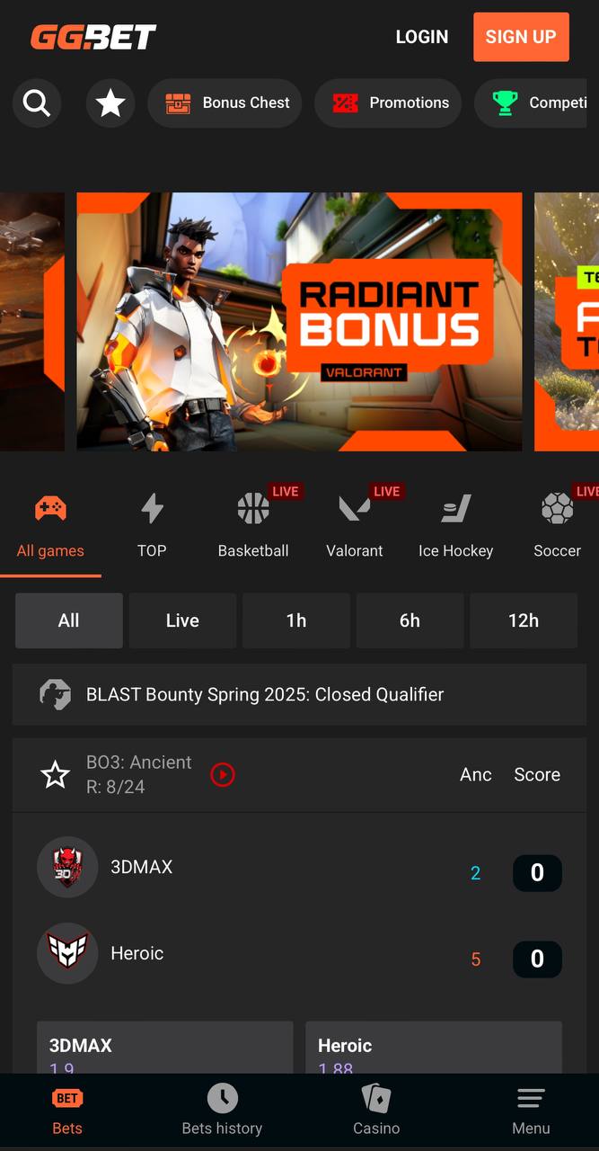 GGBet Casino Mobile