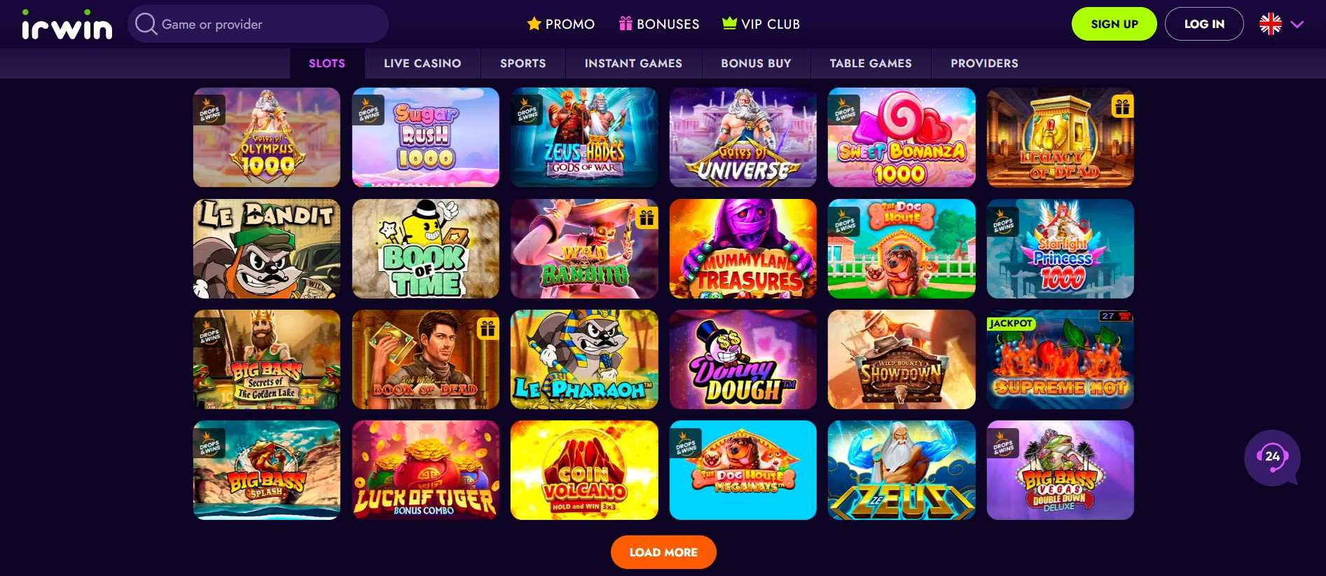 Irwin Casino Review