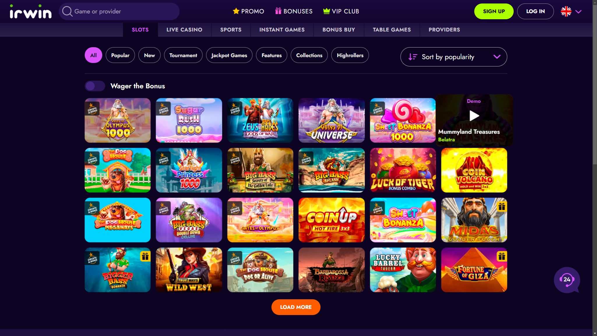 Irwin casino Slots , allbets.tv