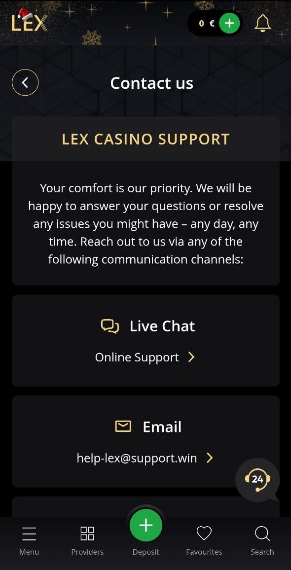 Lex Customer Support