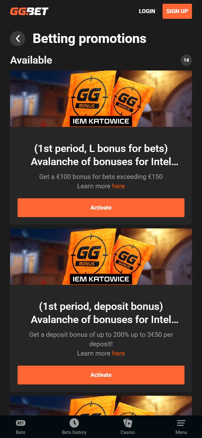 mob bonuses allbets ggbet